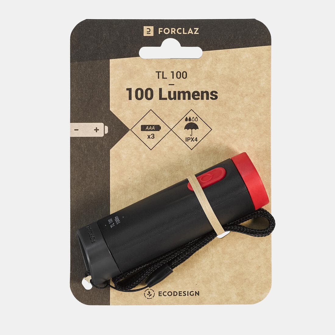 lampe torche à piles - 100 lumens - TL100