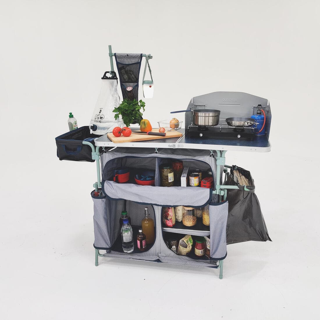 Meuble de cuisine xl pliable pour le camping