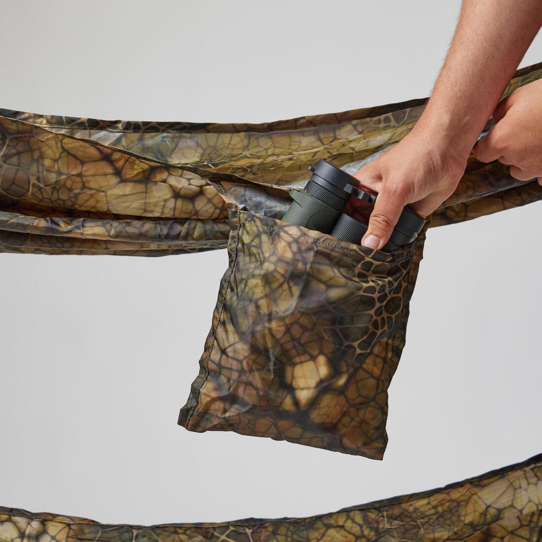 Hamac Bushcraft Résistant 1 personne Camouflage Furtiv