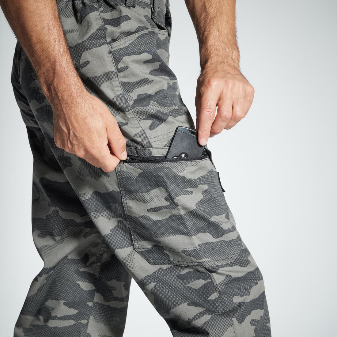 PANTALON LEGER 100 CAMO HALFTONE