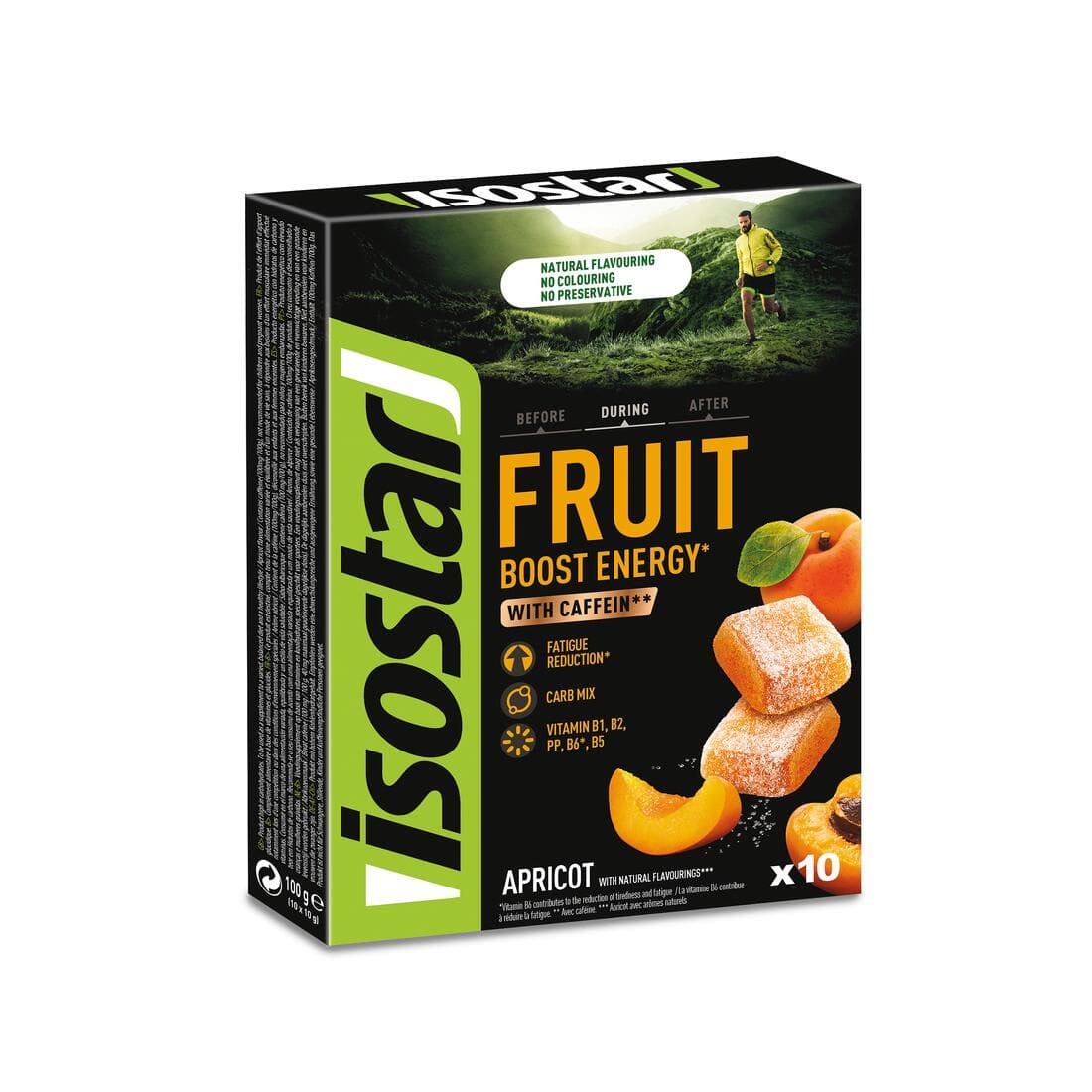 Pâte de fruits energy fruit boost abricot 10x10g