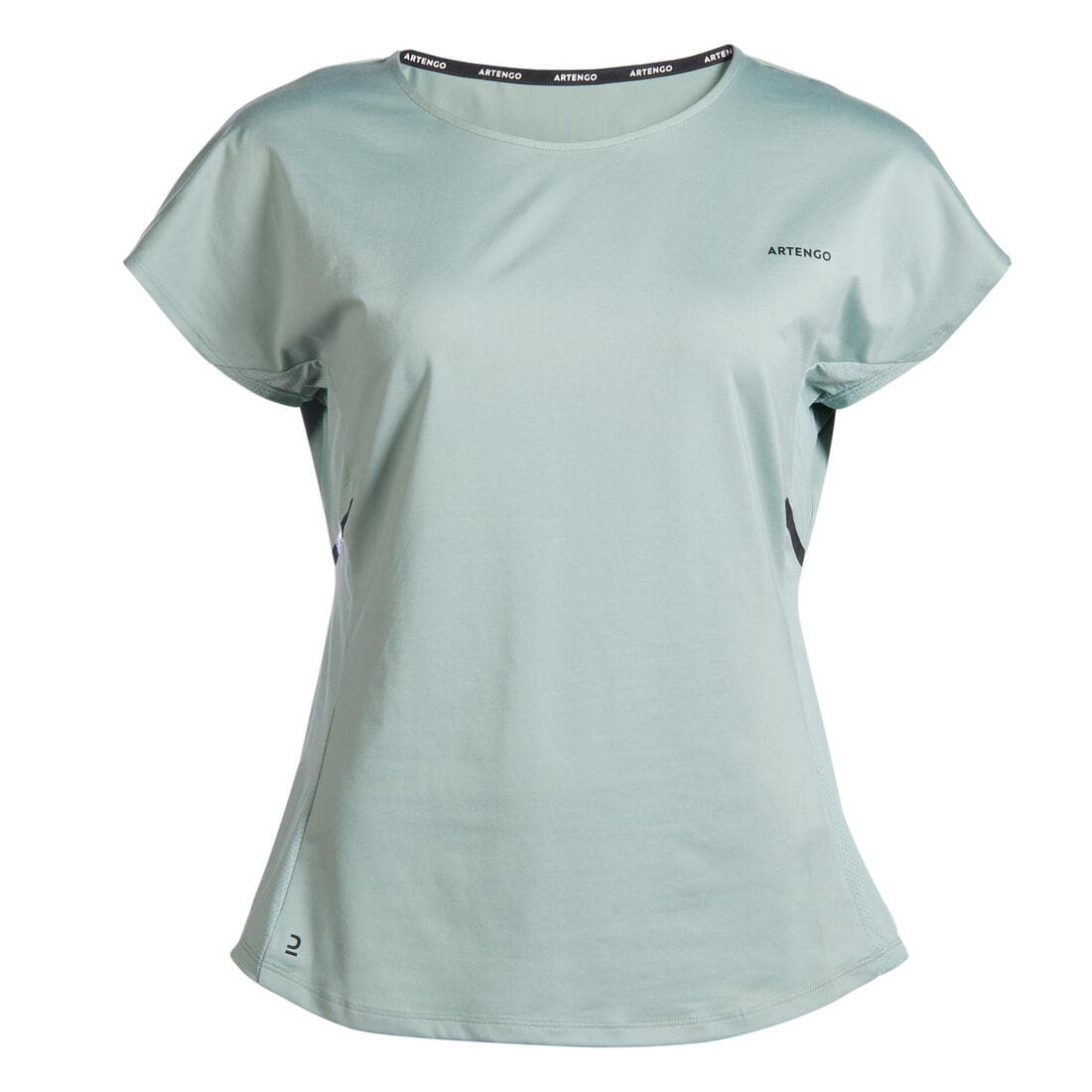 T-Shirt tennis col rond dry soft femme - Dry 500