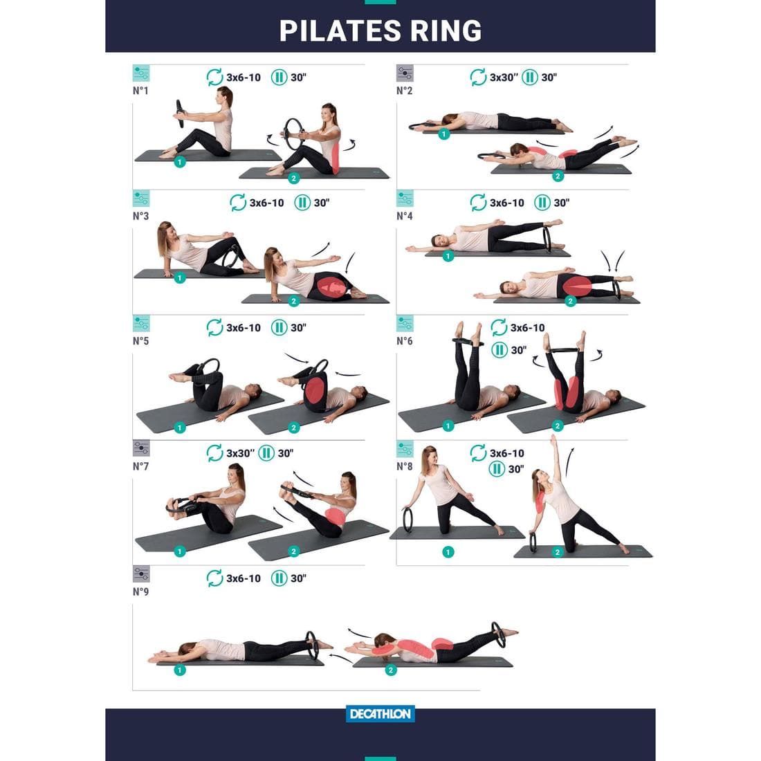 ANNEAU PILATES RING NOIR