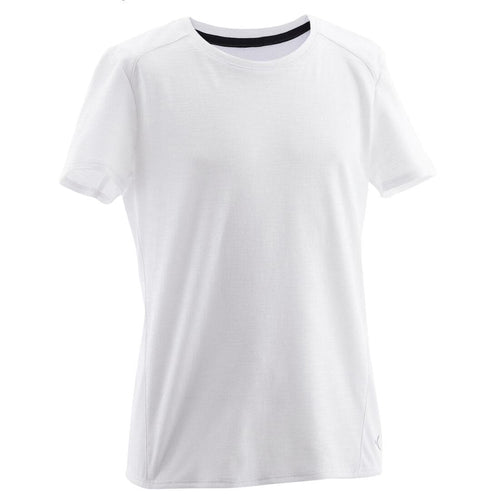 





T-shirt manches courtes, coton respirant, 500 garçon GYM ENFANT