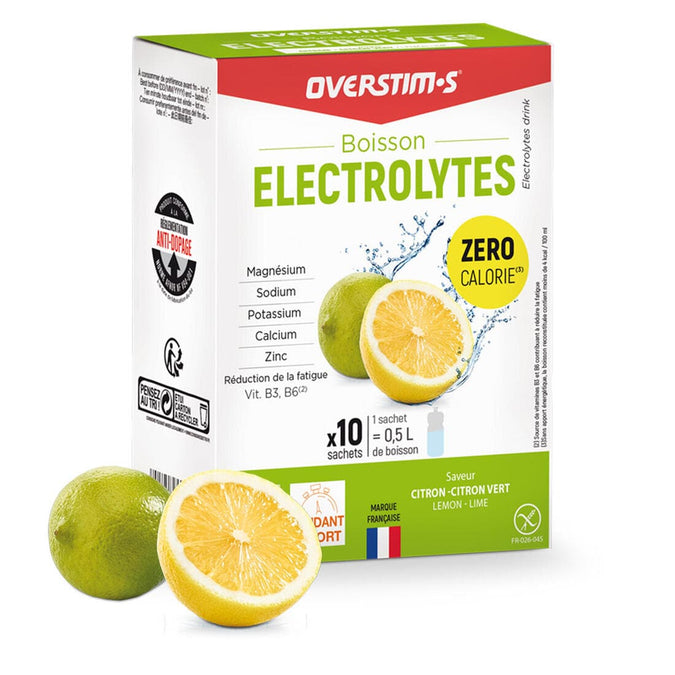





Overstims Boisson électrolytes citron (zéro calorie) - étui 10 sachets x 8 g, photo 1 of 4