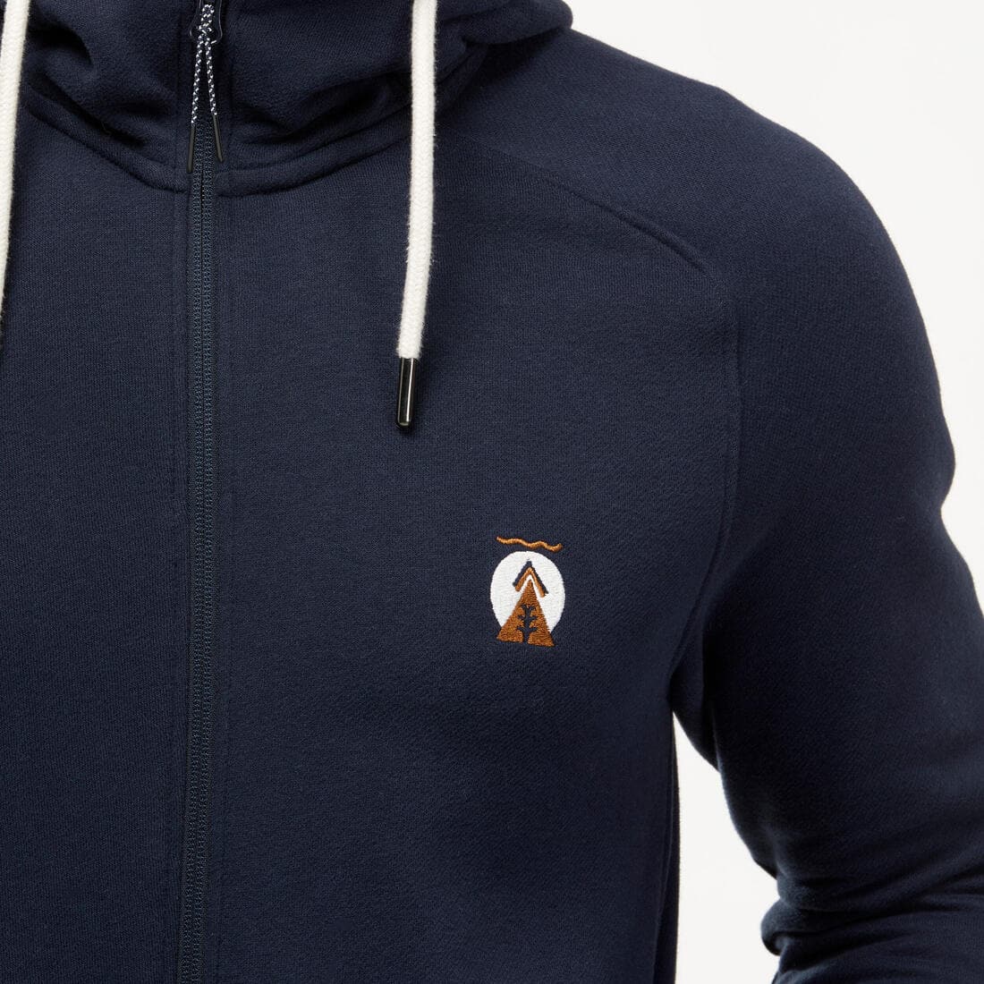 Sweat zippé à capuche de randonnée - NH150 - Homme