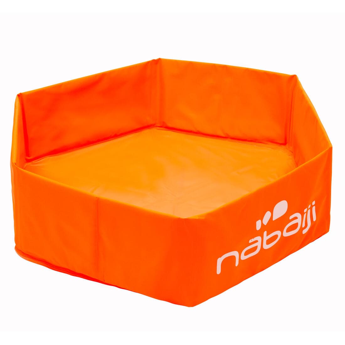 Piscinette enfant TIDIPOOL BASIC orange en mousse de 75 cm de diamètre