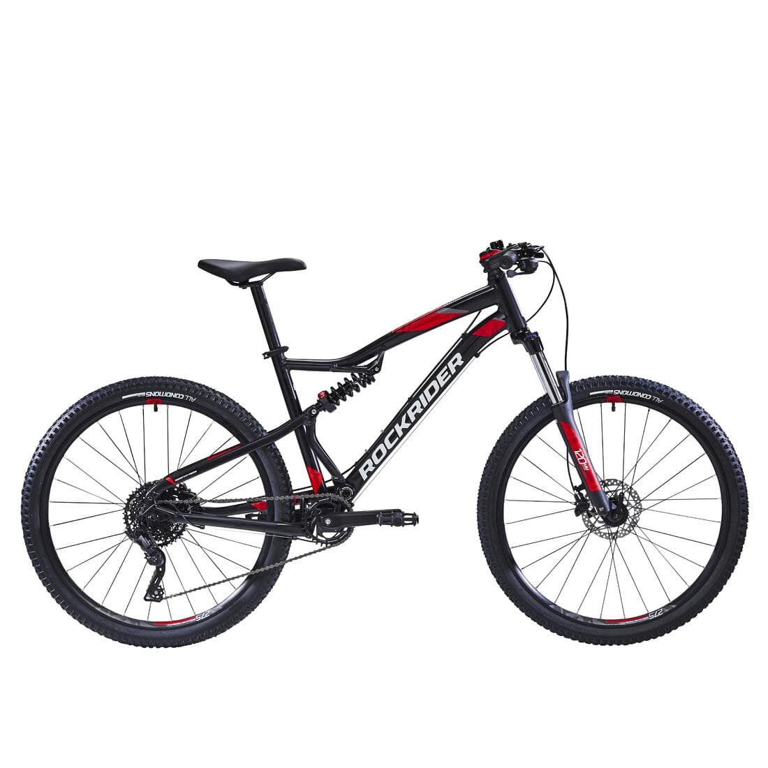 VÉLO VTT ST 530 S NOIR ROUGE 27,5"