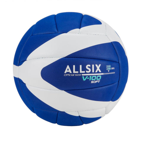





Ballon de volley-ball V100 SOFT 230-250g orange bleu pour les 10-14 ans
