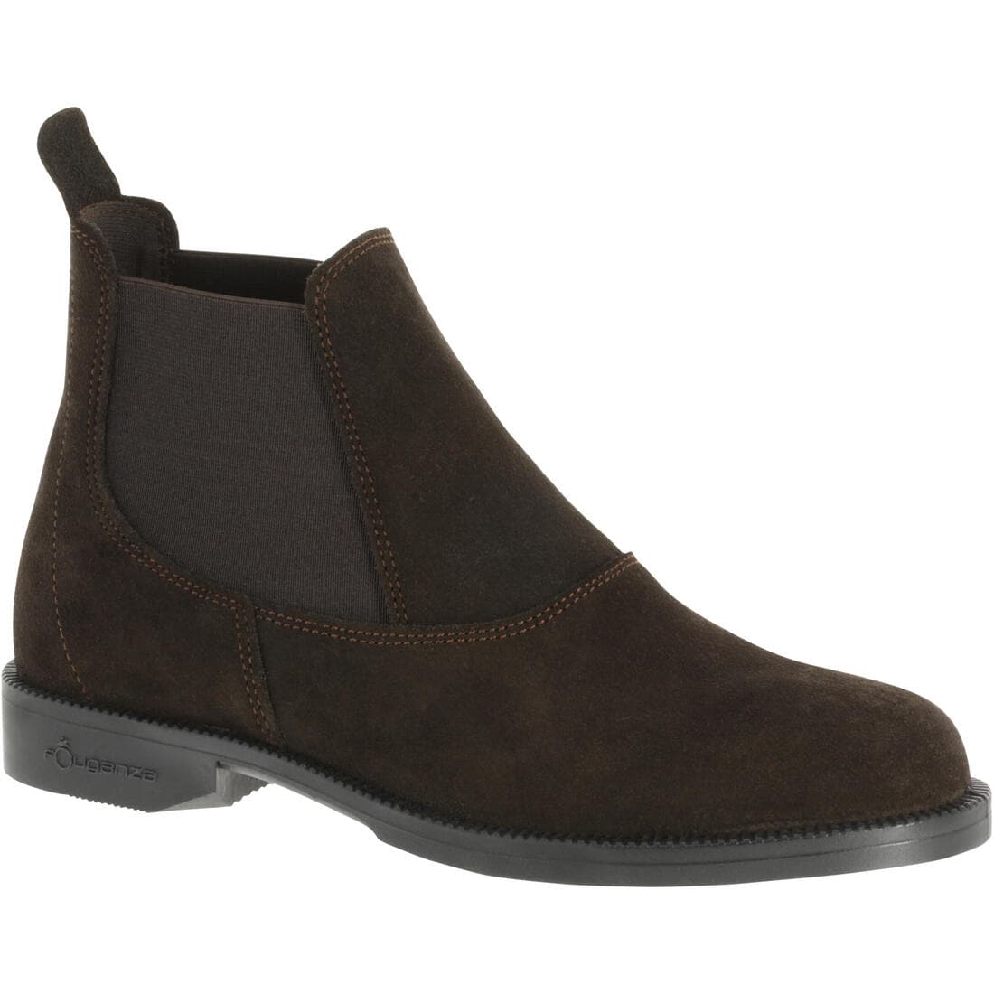 Boots équitation adulte CLASSIC cuir marron