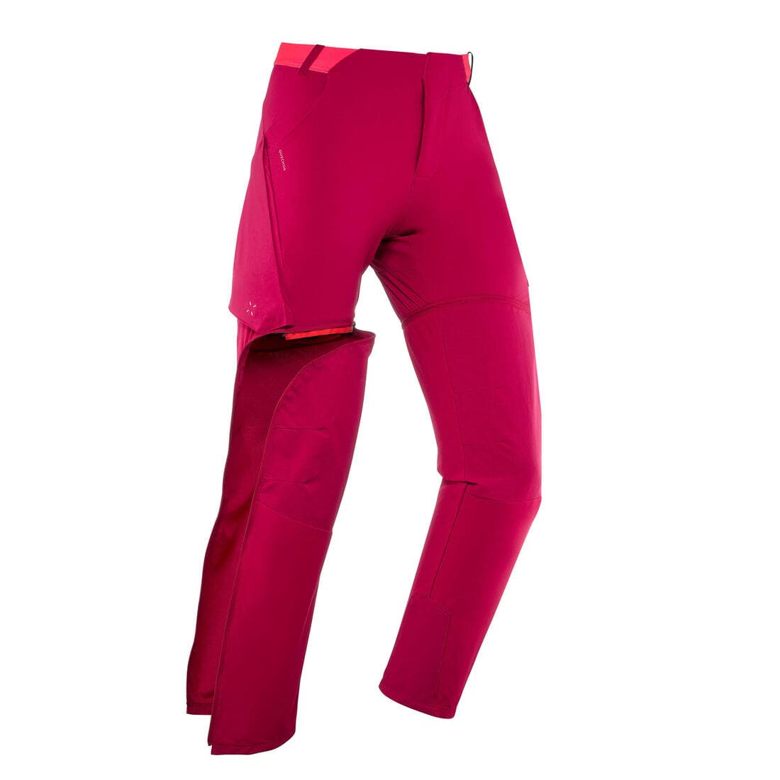 Pantalon de randonnée modulable enfant MH500 framboise 7-15 ans