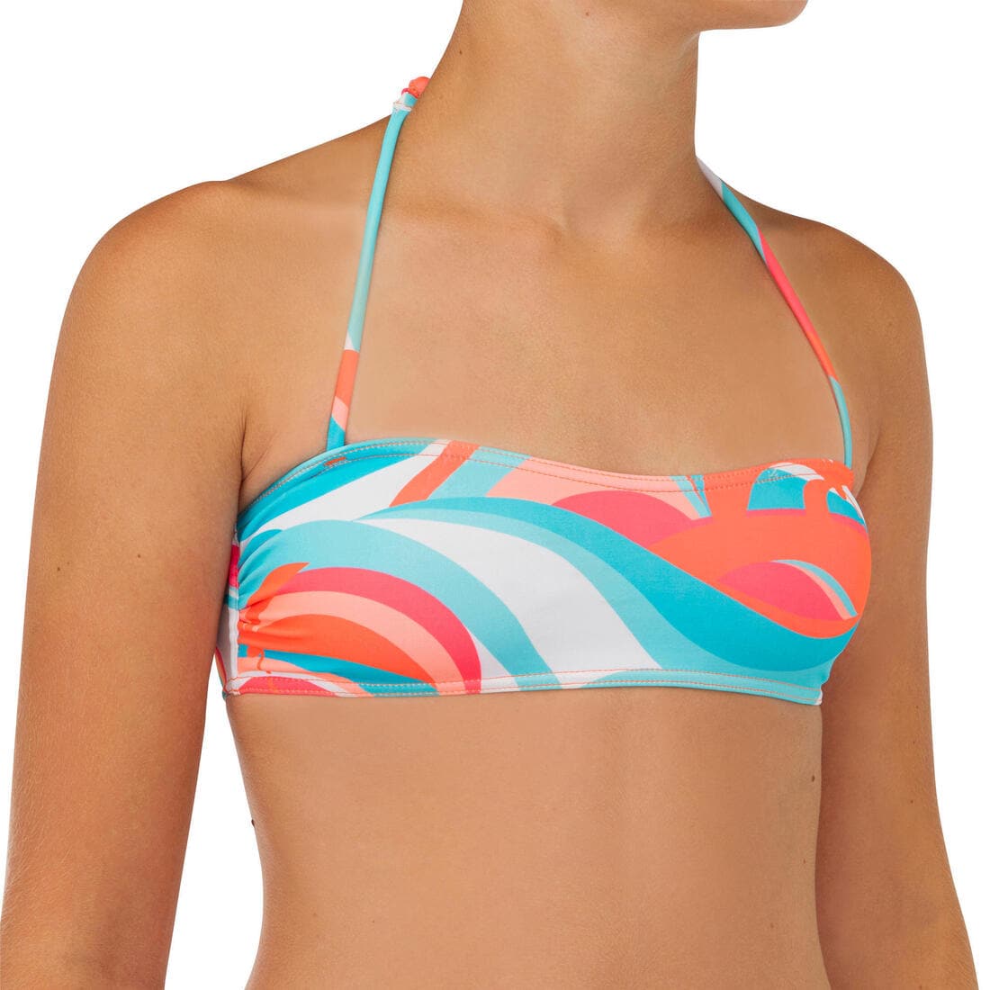 maillot de bain 2 pièces TURQUOISE LILOO 100