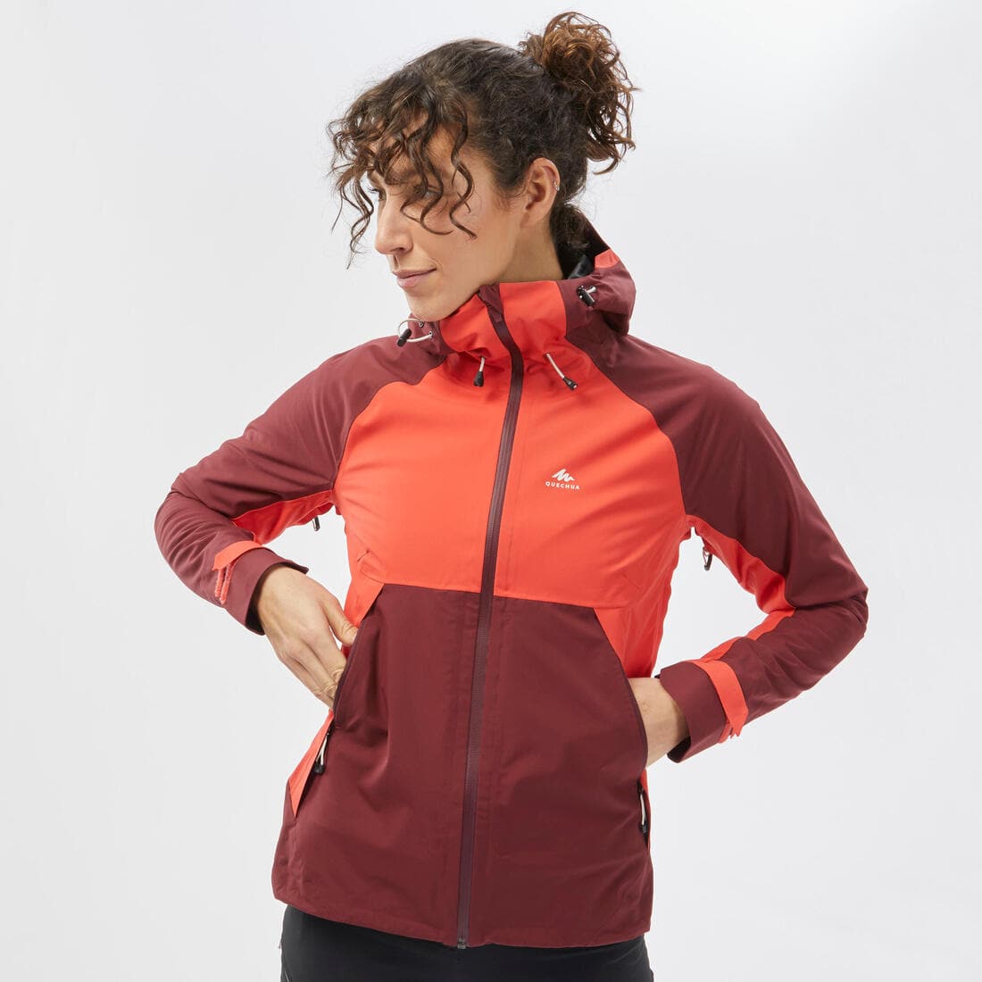 Veste imperméable de randonnée montagne - MH500 - Femme