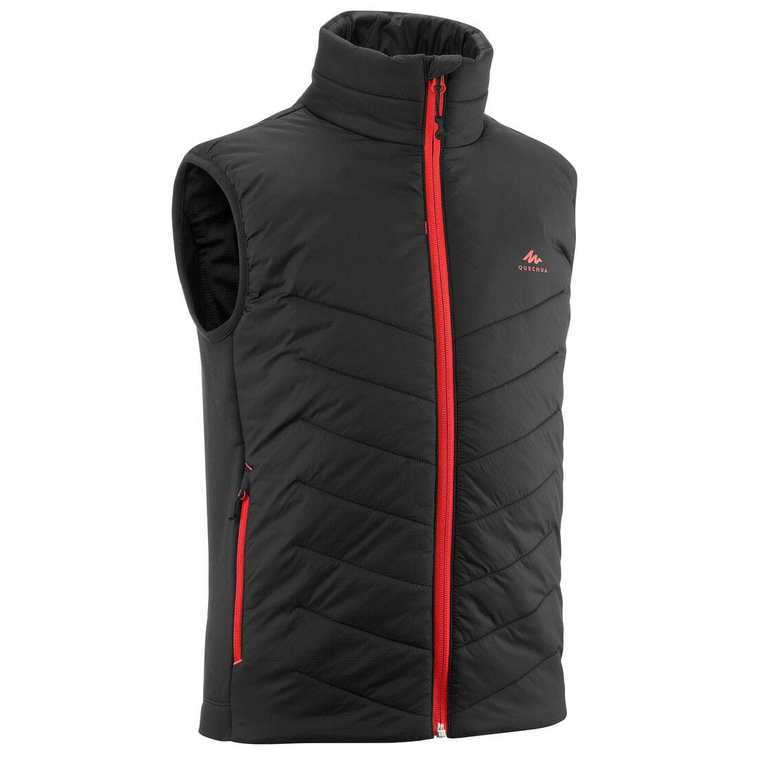 GILET DOUDOUNE DE RANDONNÉE - HYBRIDE NOIR - ENFANT 7-15 ANS