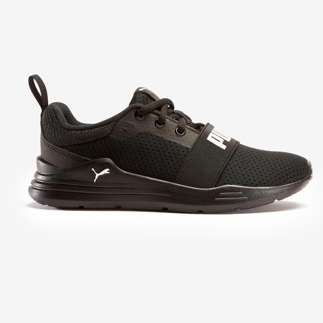 Baskets à lacets enfant - PUMA WIRED noir KID