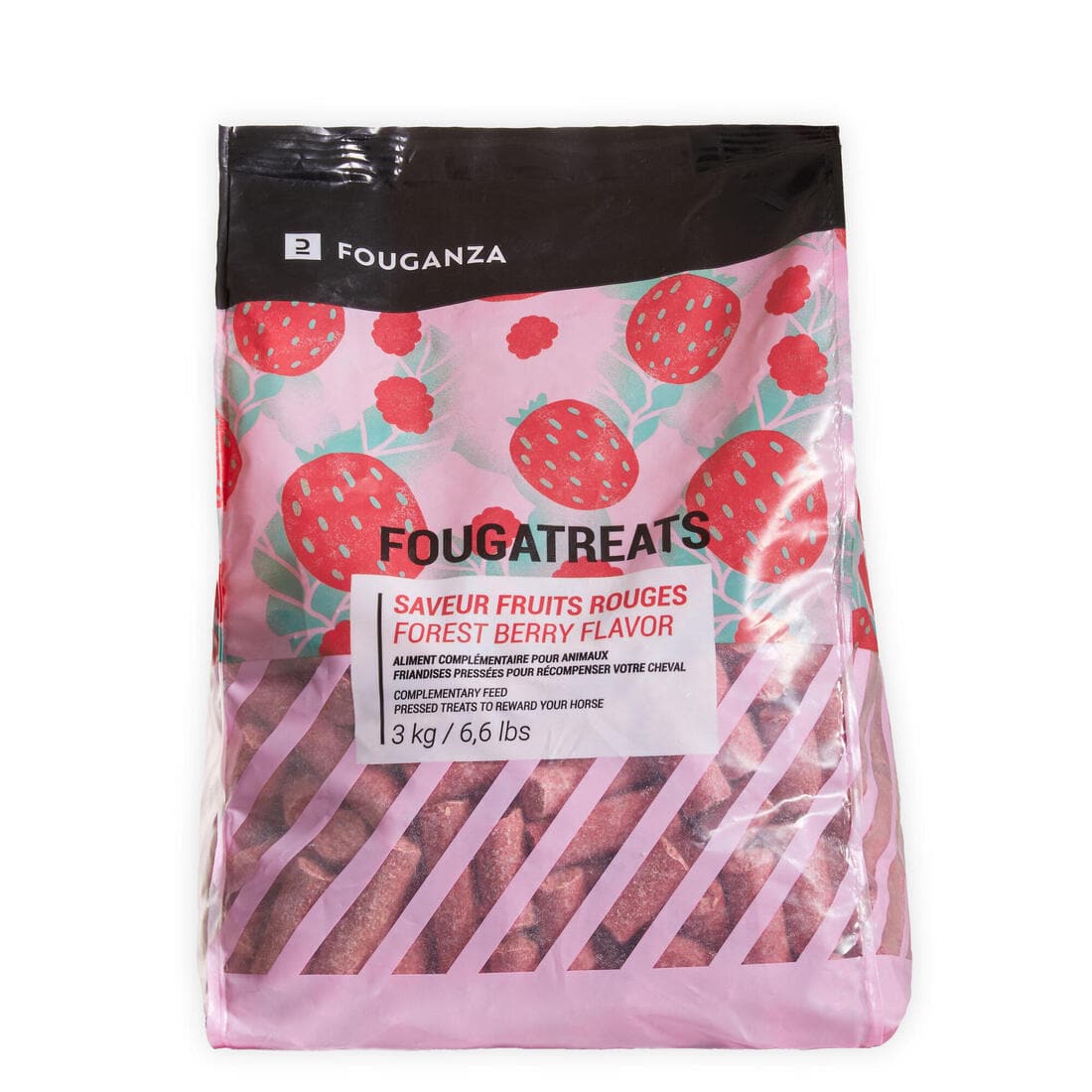 Friandises équitation Cheval et Poney - Fougatreats fruits rouges 3kg