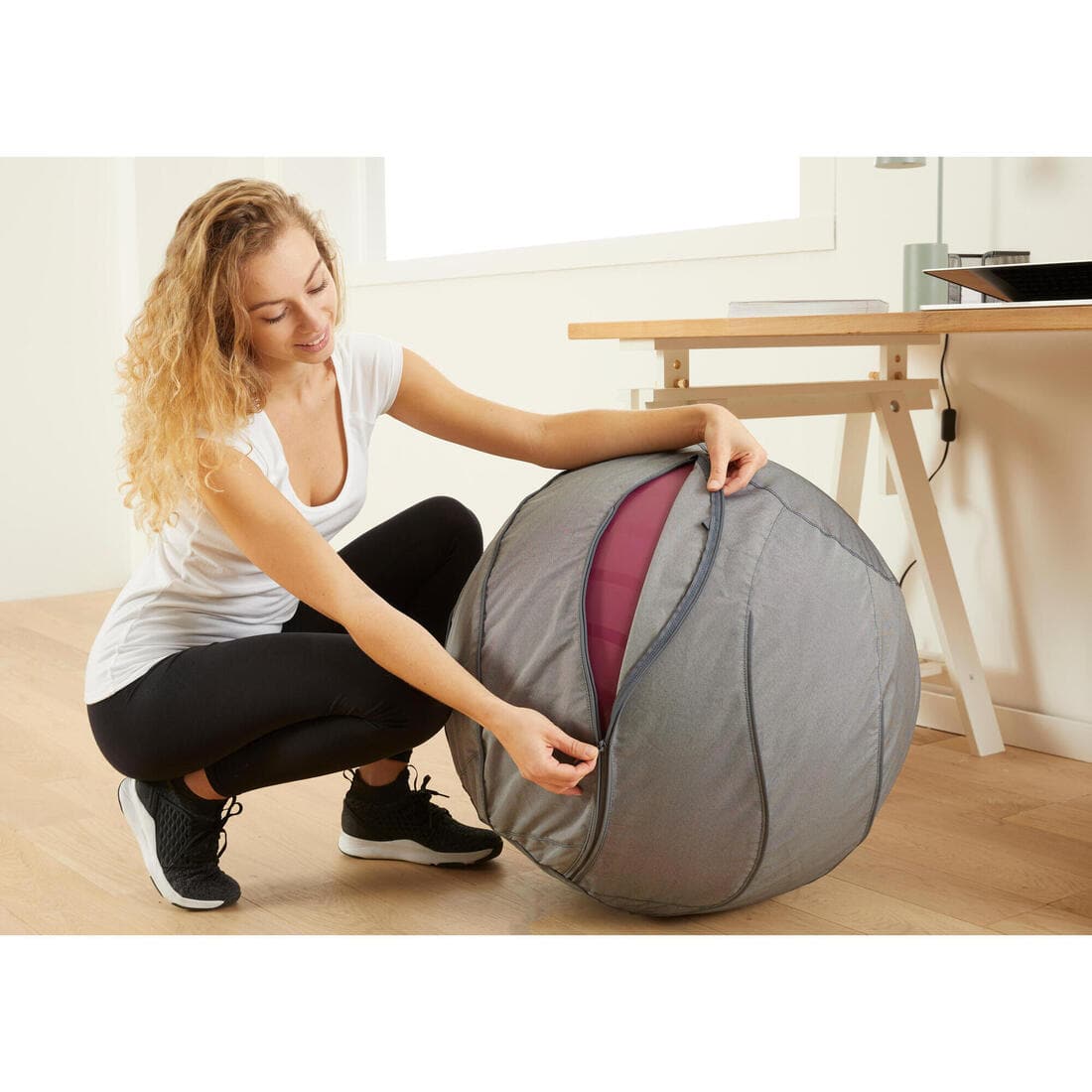 HOUSSE DE PROTECTION GYM BALL PILATES TAILLE 1 / 55 cm