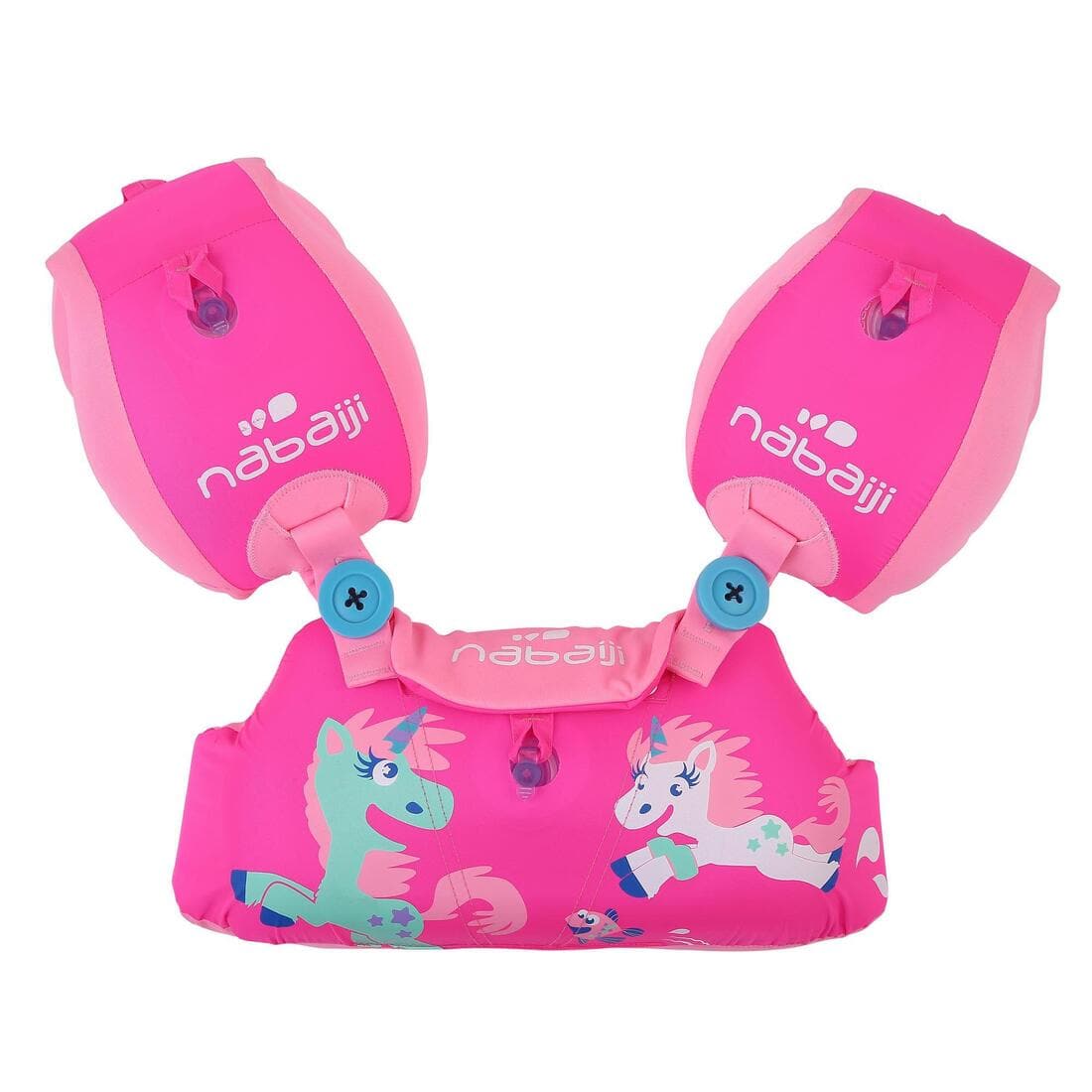 Brassards-ceinture piscine évolutif TISWIM enfant bleu "DRAGON"