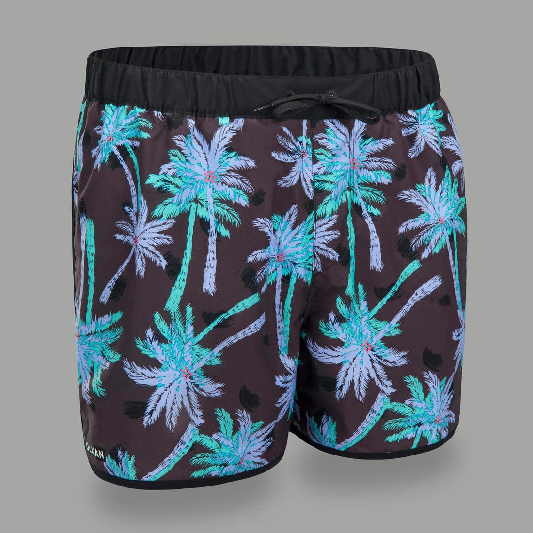 Surf boardshort court 100 SUNSTRIPE GREEN