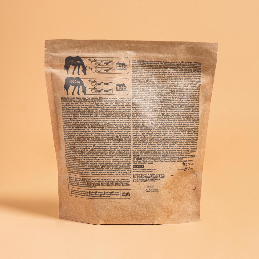 Complément alimentaire Cheval et Poney - Poudre d'artichaut 1 kg