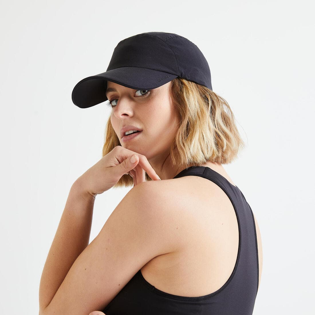 Casquette Mixte Fitness Cardio Noire