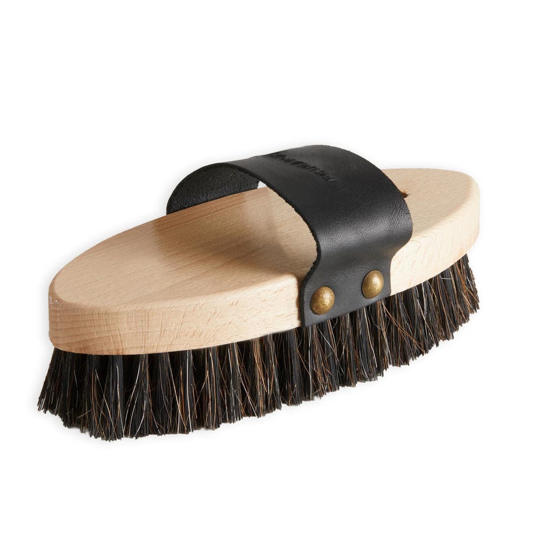 Brosse douce équitation sentier bois