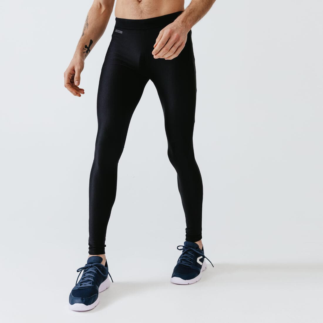 Collant long running respirant homme - Dry Noir