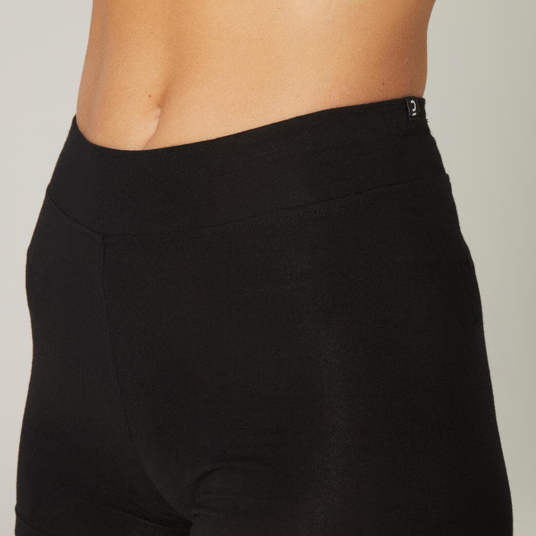 Short slim Fitness Femme - 500 Noir