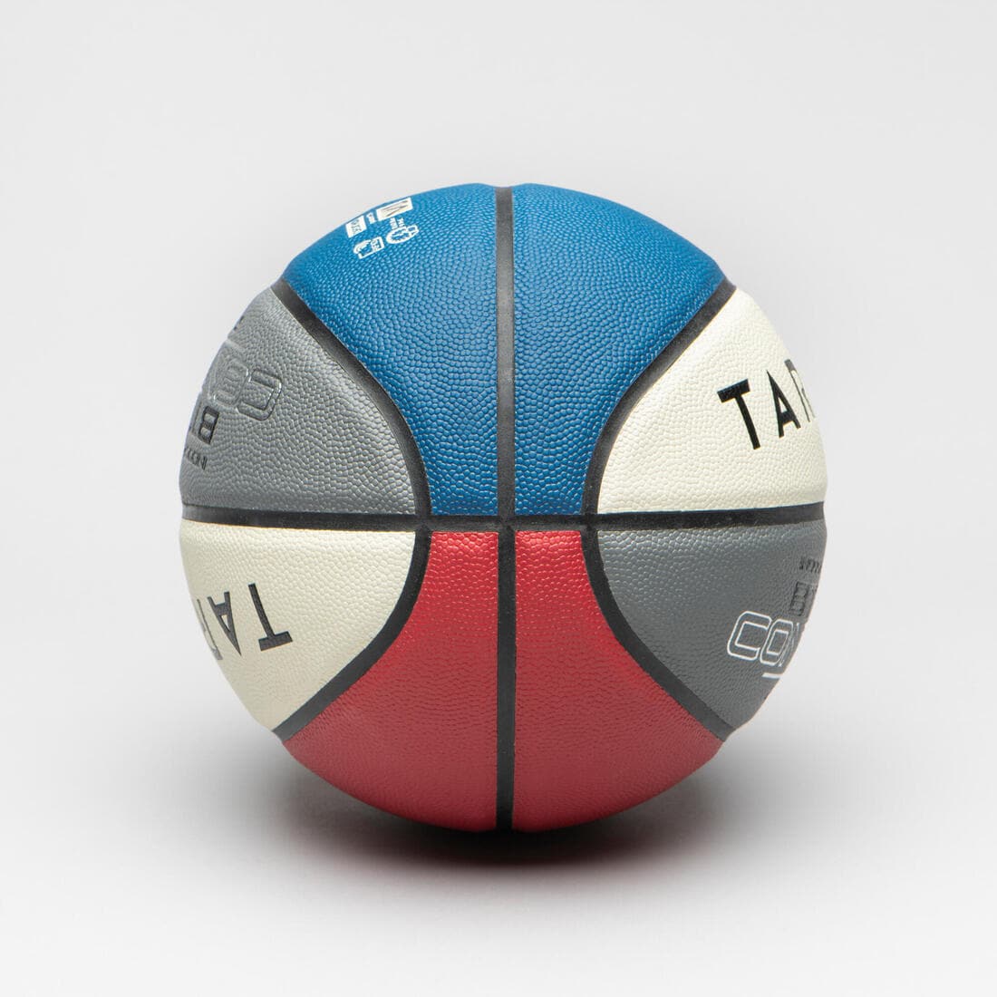 Ballon de basket BT500 taille 7 Marron Fiba garçon et homme à partir de 13 ans.