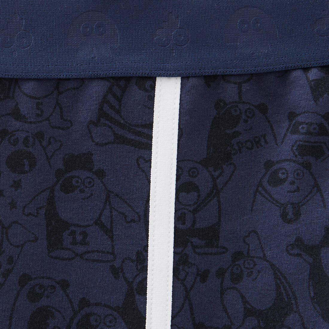 Legging chaud enfant - 120  Bleu avec motifs