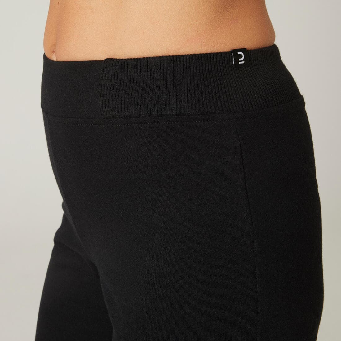 Pantalon Jogging Droit Fitness Femme - 120 noir