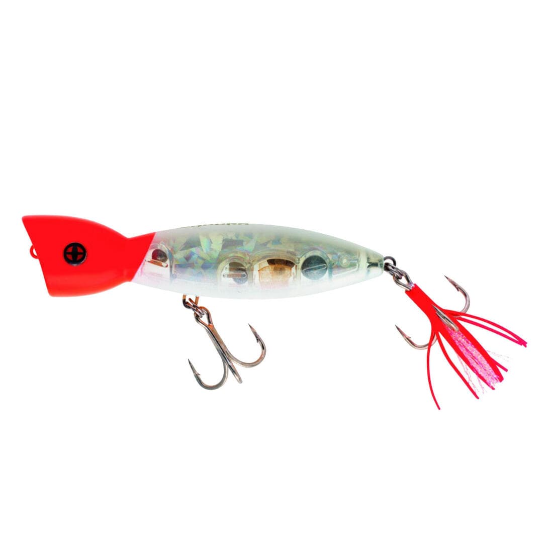 Popper PULSION GHOST CRYSTAL RED HEAD TR 135 F Pêche en mer