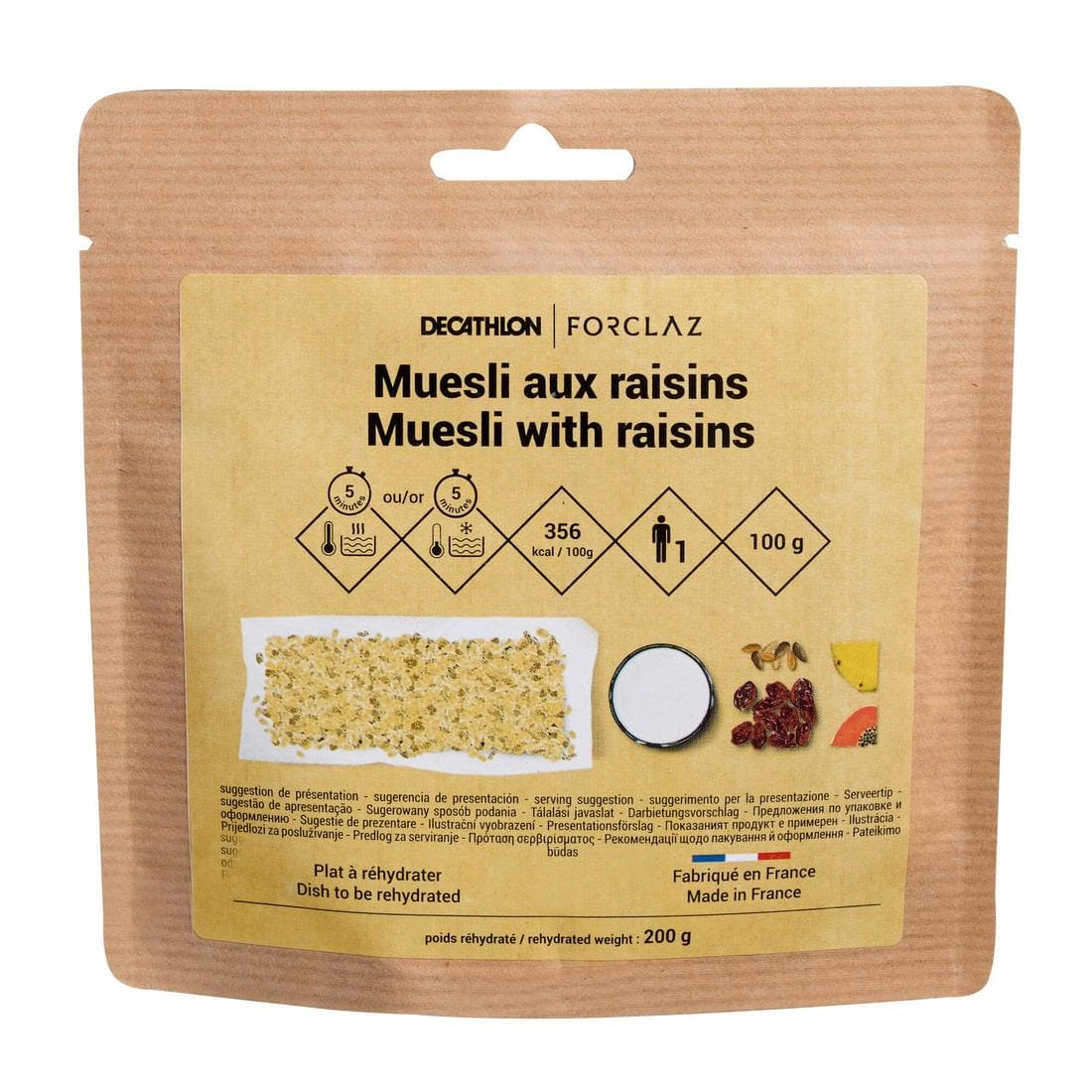 Petit déjeuner - Muesli aux raisins -100 g