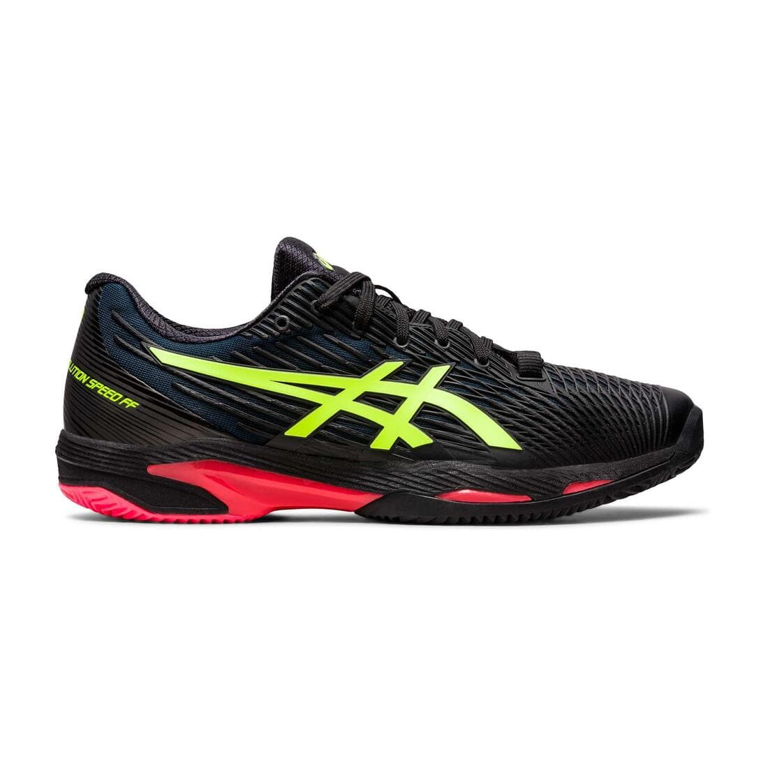 CHAUSSURES DE TENNIS HOMME TERRE BATTUE - ASICS GEL SOLUTION SPEED FF 2 NOIR