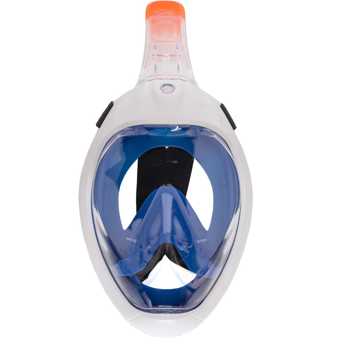 Kit de snorkeling masque Easybreath 500 palmes Adulte - bleu