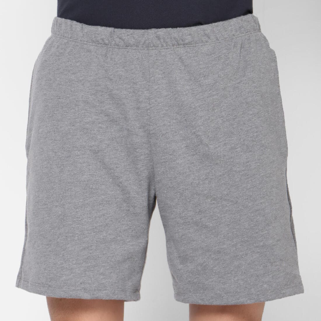 Short Fitness homme coton droit avec poche clés - 100 court