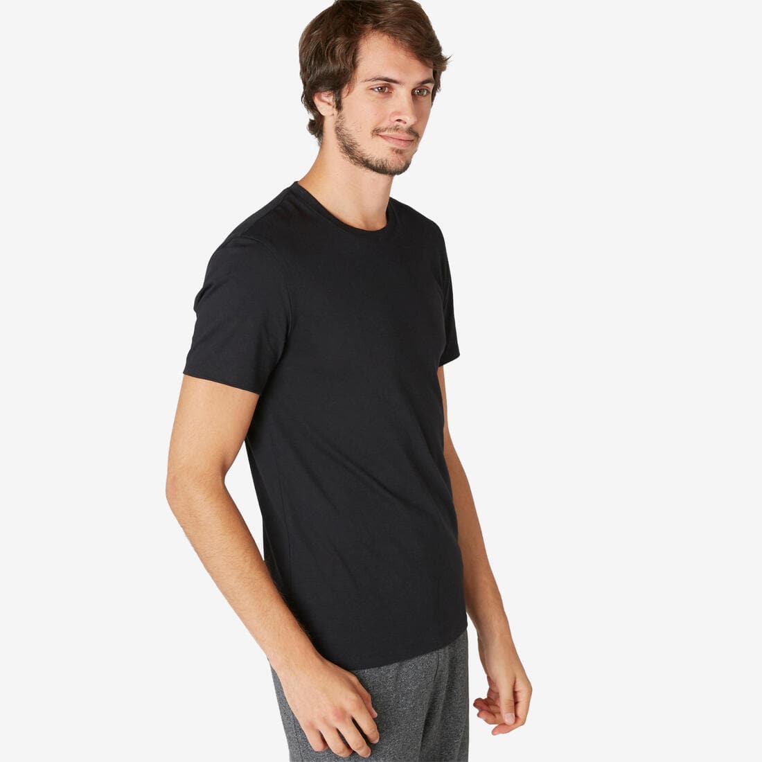 T-shirt slim en coton Homme