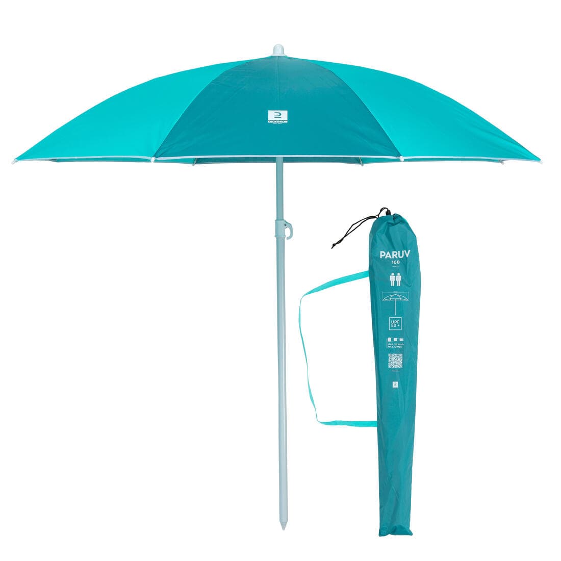 PARASOL DE PLAGE PARUV 160 UPF 50+ 2 PLACES - Multi couleur