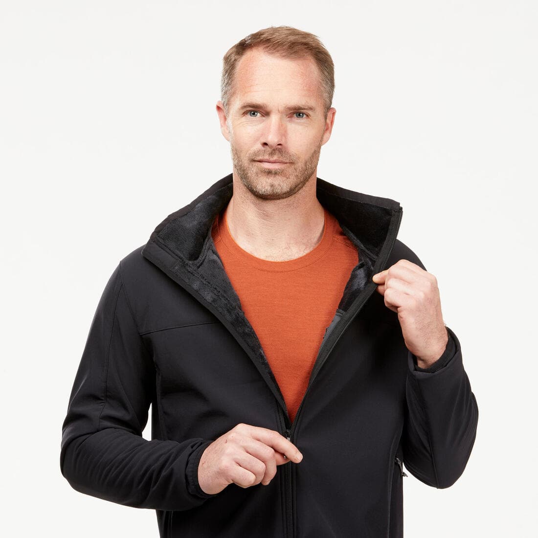 Veste coupe vent -  softshell - chaude  - MT100 WINDWARM - Homme