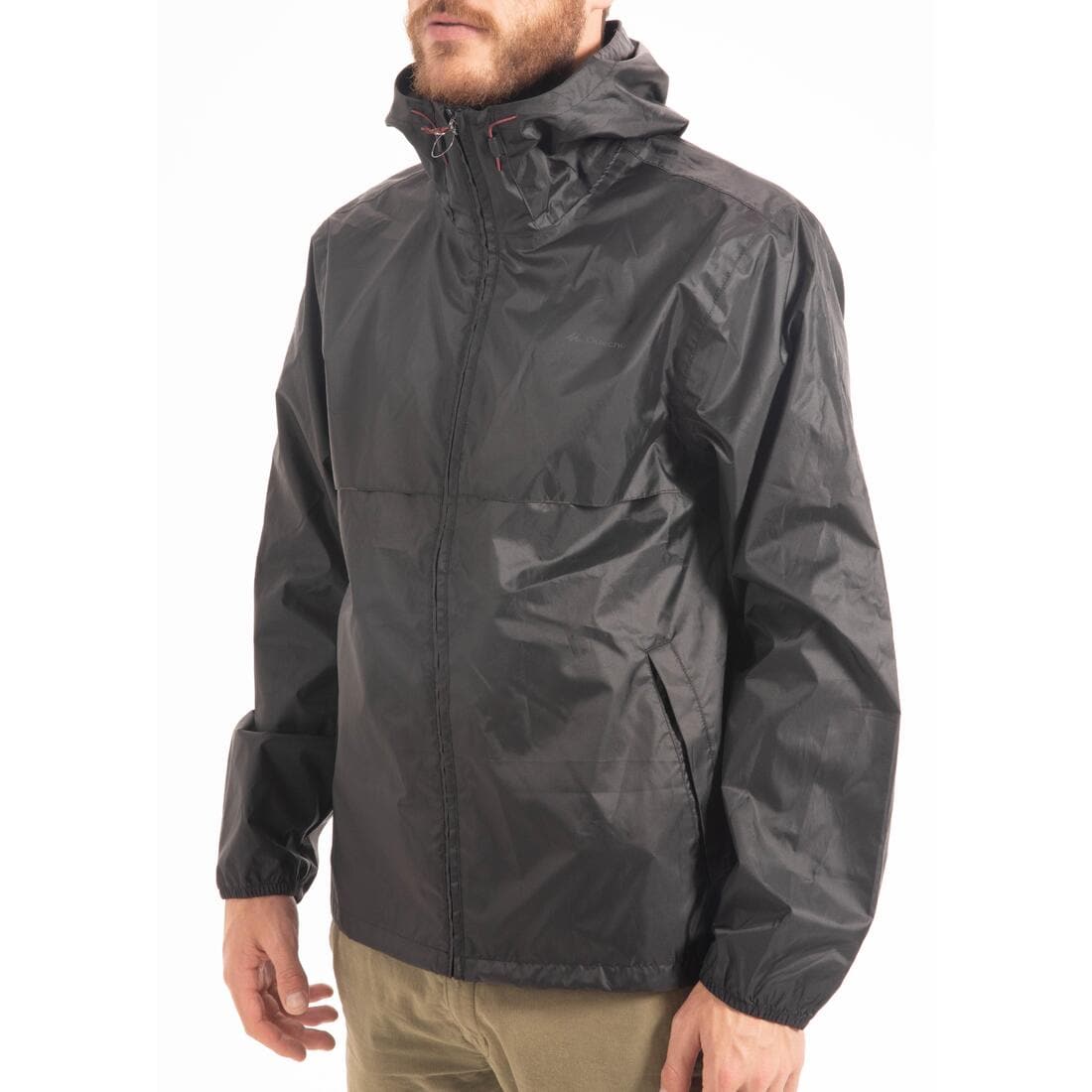 Veste coupe vent et déperlante de randonnée - Raincut Full Zip - Homme