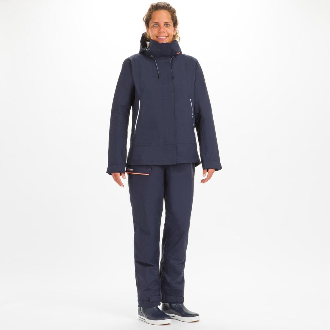 Veste imperméable coupe-vent - veste de pluie femme SAILING 300