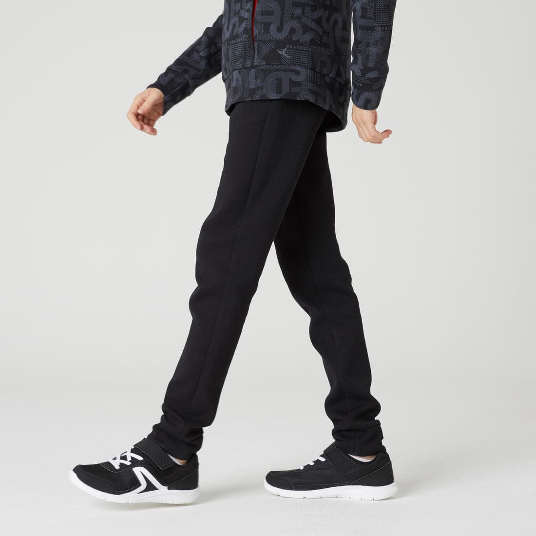 Pantalon de jogging mixte, enfant coton respirant - 900 marine