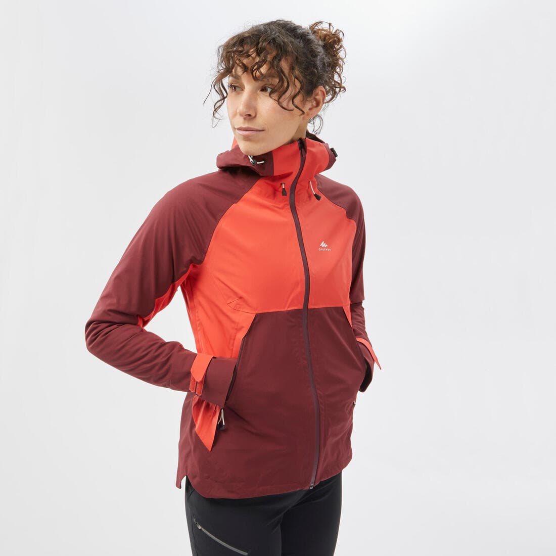 Veste imperméable de randonnée montagne - MH500 - Femme