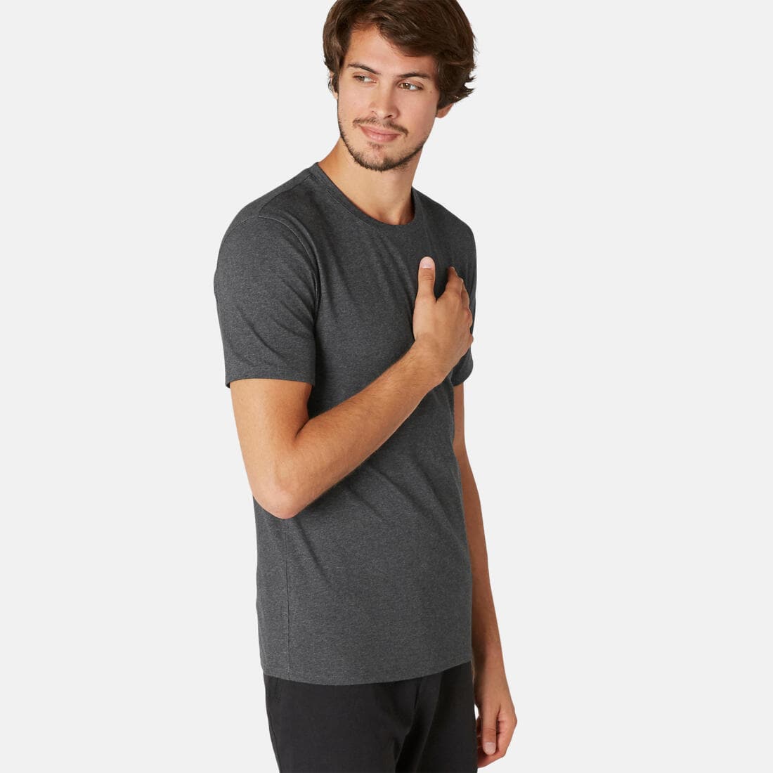 T-shirt slim en coton Homme