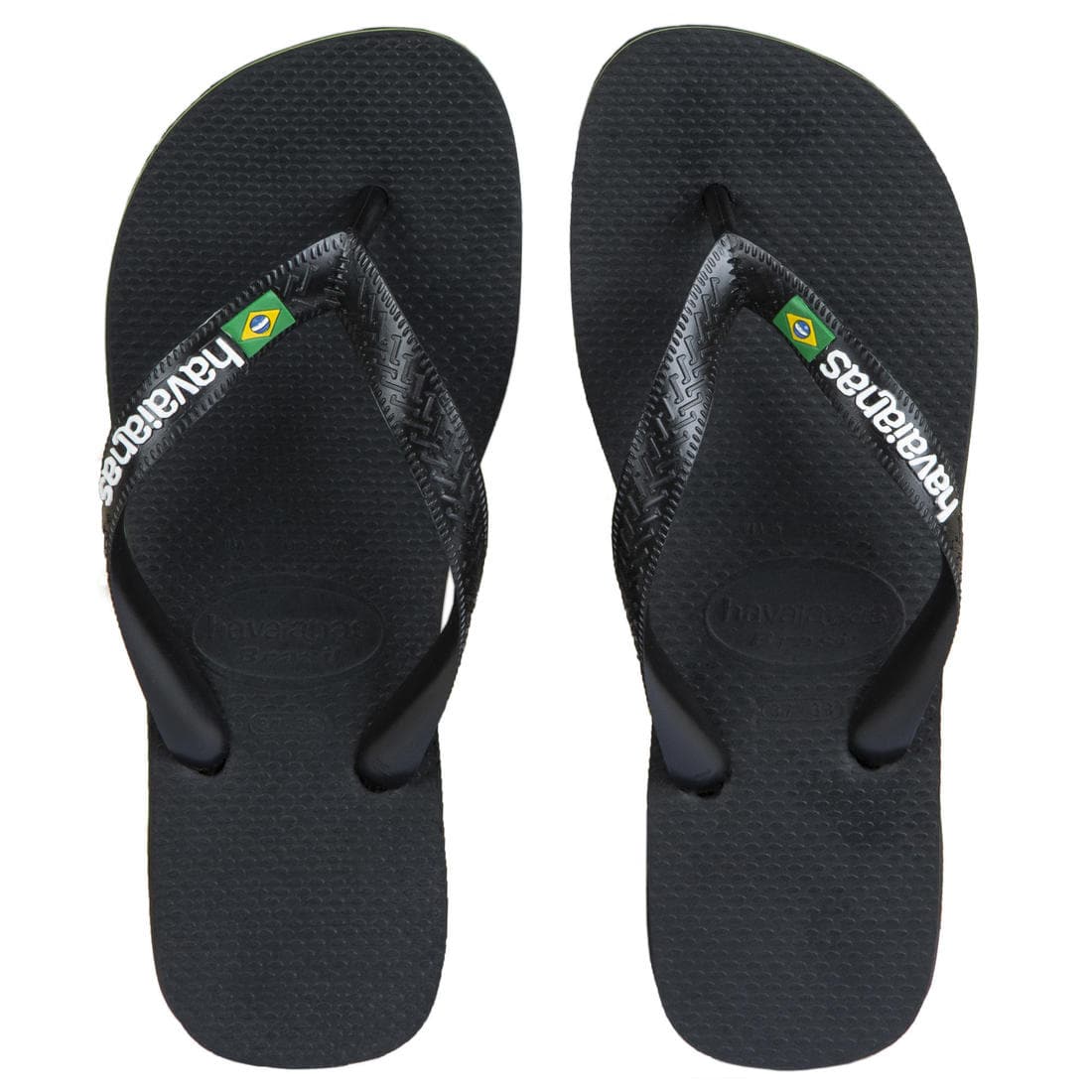 TONGS HOMME HAVAIANAS BRASIL Logo Noir