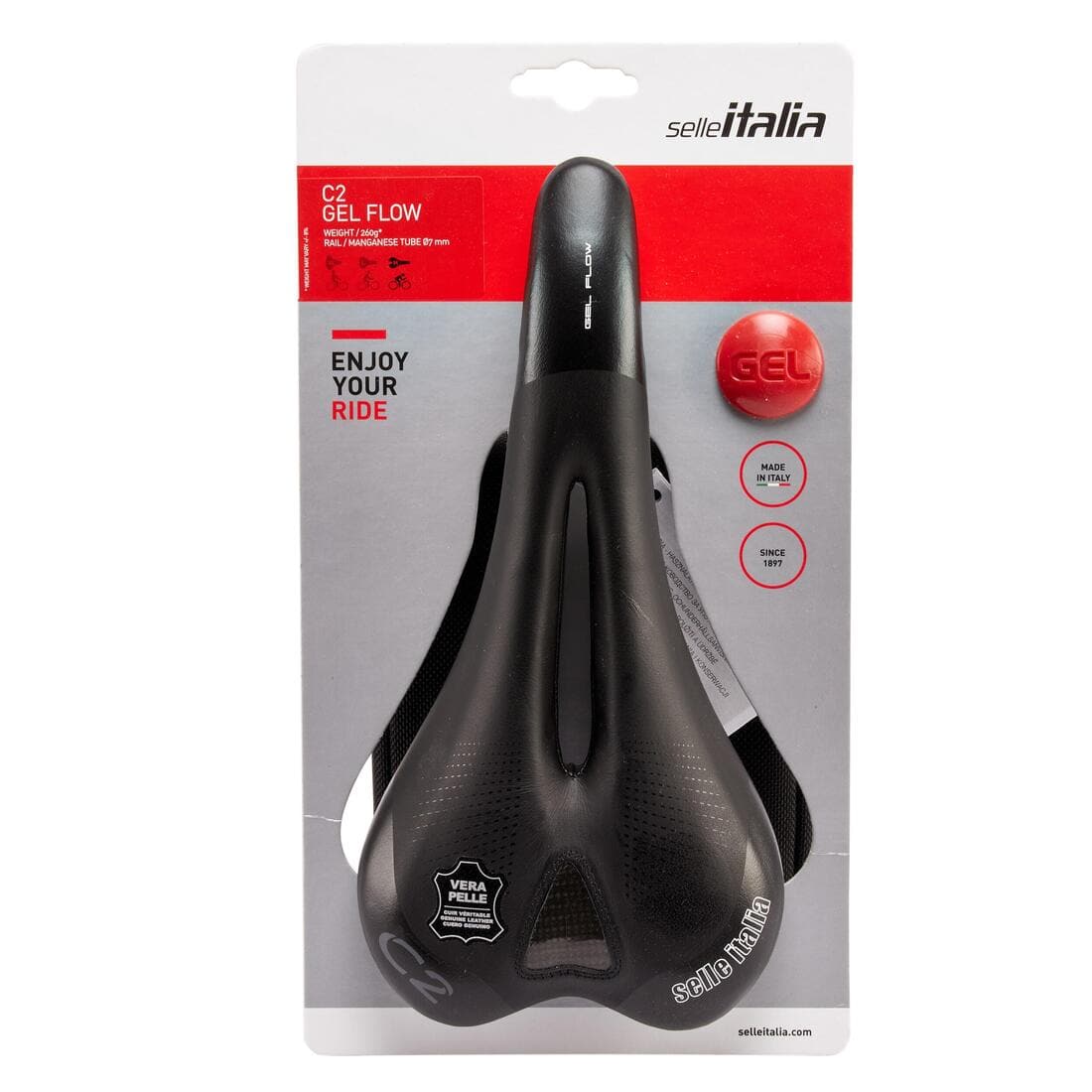 SELLE ITALIA C2 GEL FLOW NOIR