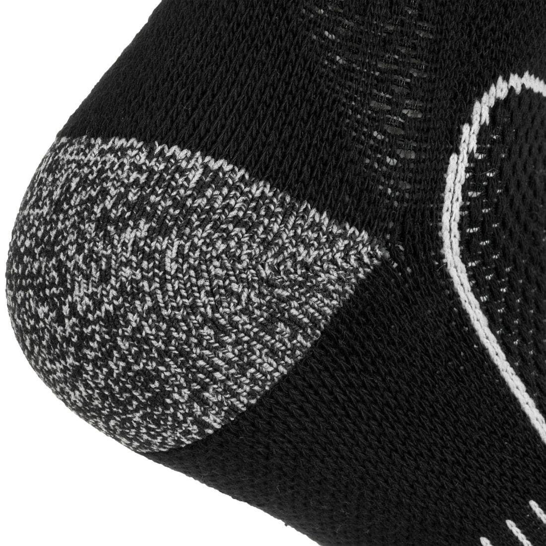 CHAUSSETTES DE SPORT MI-HAUTES ARTENGO RS 900 NOIR  BLANC LOT DE 3