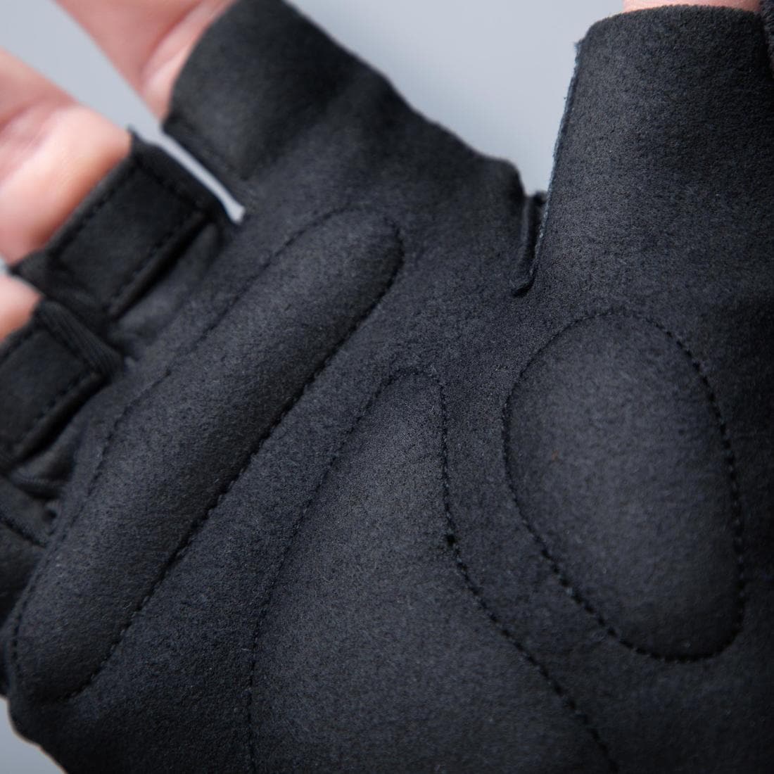 GANTS VELO ROUTE CYCLOTOURISME 100 NOIR