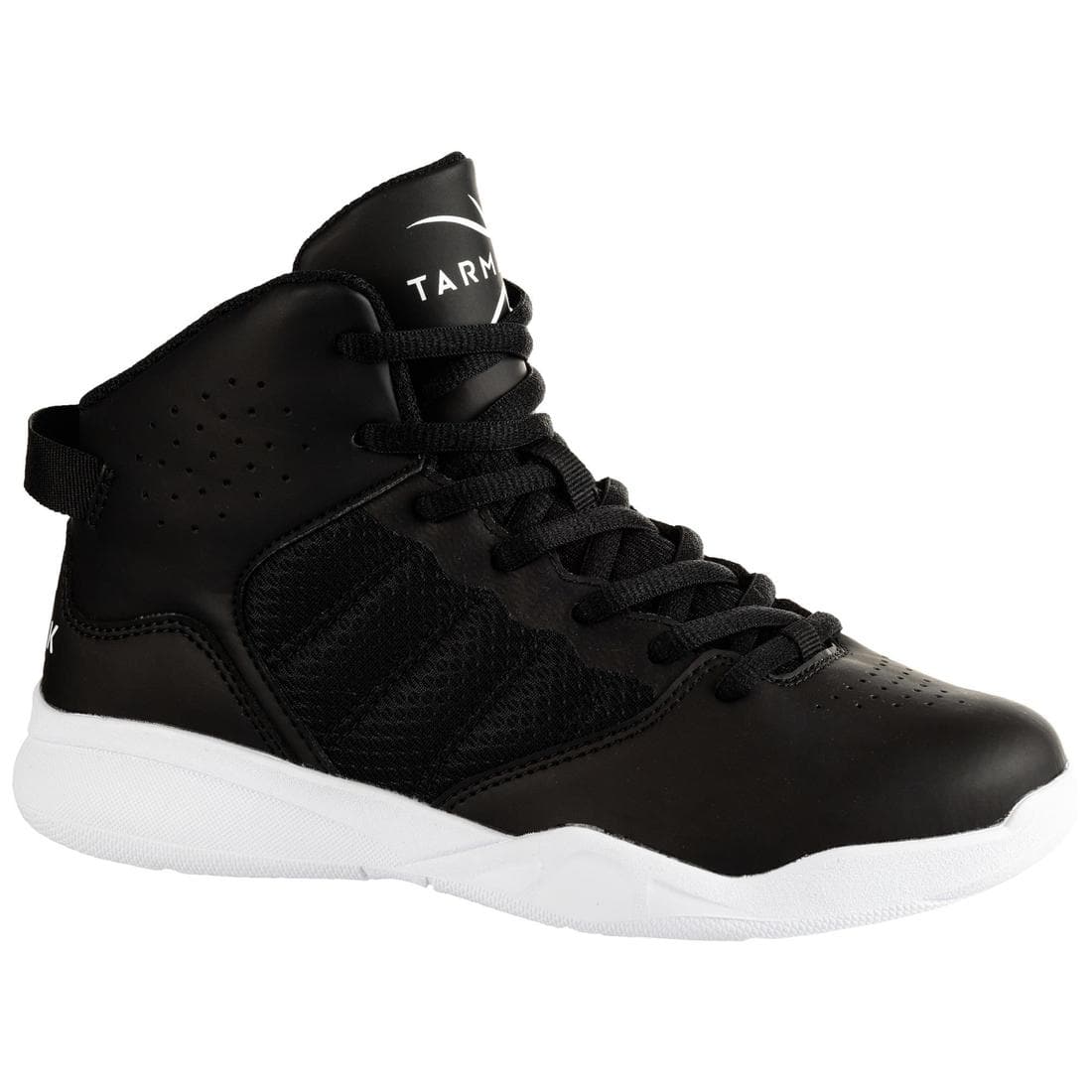 CHAUSSURES DE BASKETBALL ENFANT DÉBUTANT - SS100 NOIR