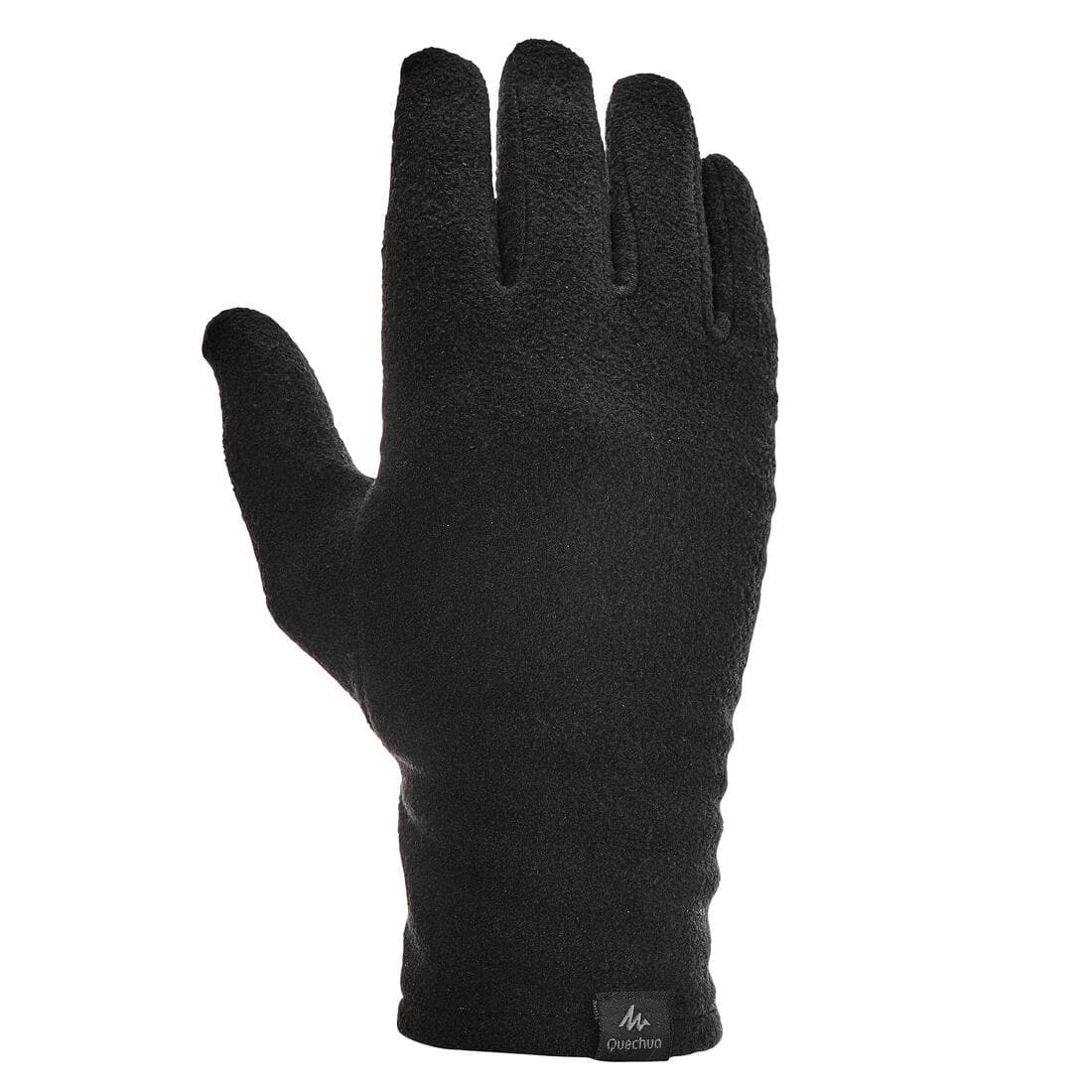 Sous-gants en polyester de trek montagne - TREK 100 noir - adulte